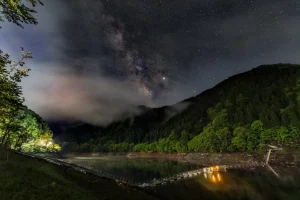 奥多摩にて天の川（2019年5月8日）